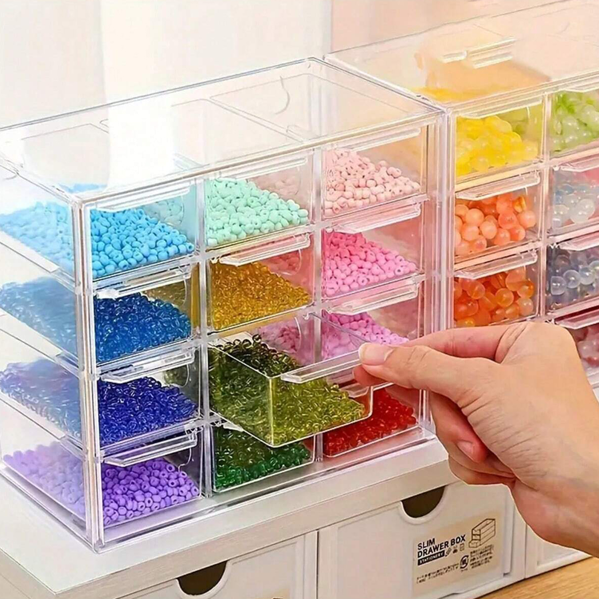 Acrylic Large Capacity Drawer  - Drawer Organizer Peg 评论和价格