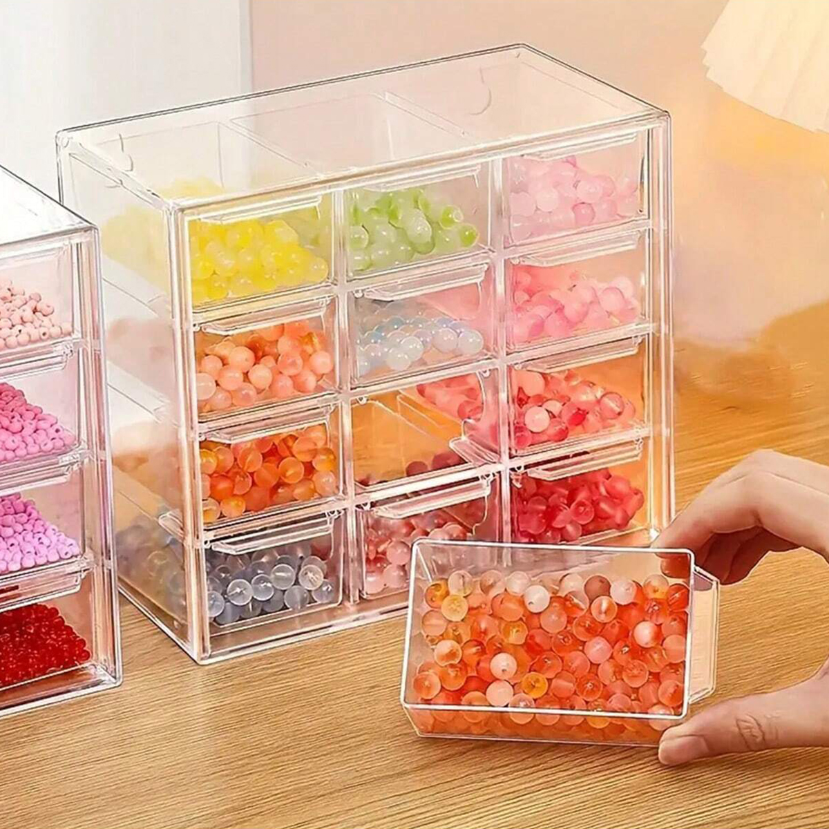 Acrylic Large Capacity Drawer  - Drawer Organizer Peg 评论和价格