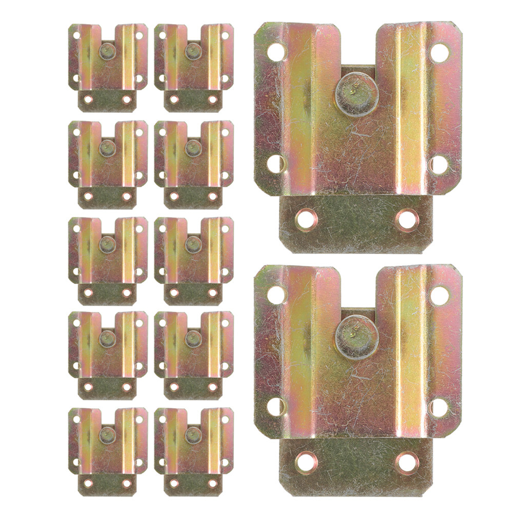 12Pcs Interlocking Flush Mount - Furniture Hardware Brackets 评论和价格